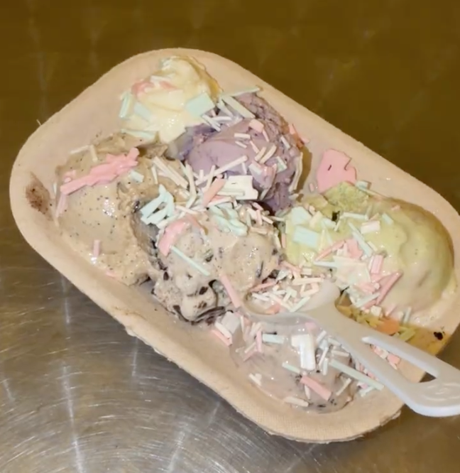Dessert at Mayday Ice Cream st. augustin